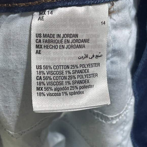 Charter Club Jeans Lexington Straight Medium Wash Size 14 Stretch - Picture 5 of 6